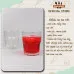 Ly thủy tinh 8 góc Bam House đủ size thiết kế sang trọng cao cấp LTT01