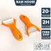 Dao bào đa năng Bam House lưỡi gốm siêu bén Xanh Cam cao cấp DBN02